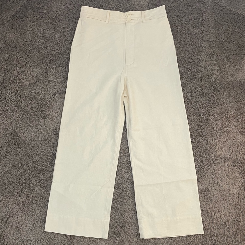 Apiece Apart Cream Classic Merida Pant